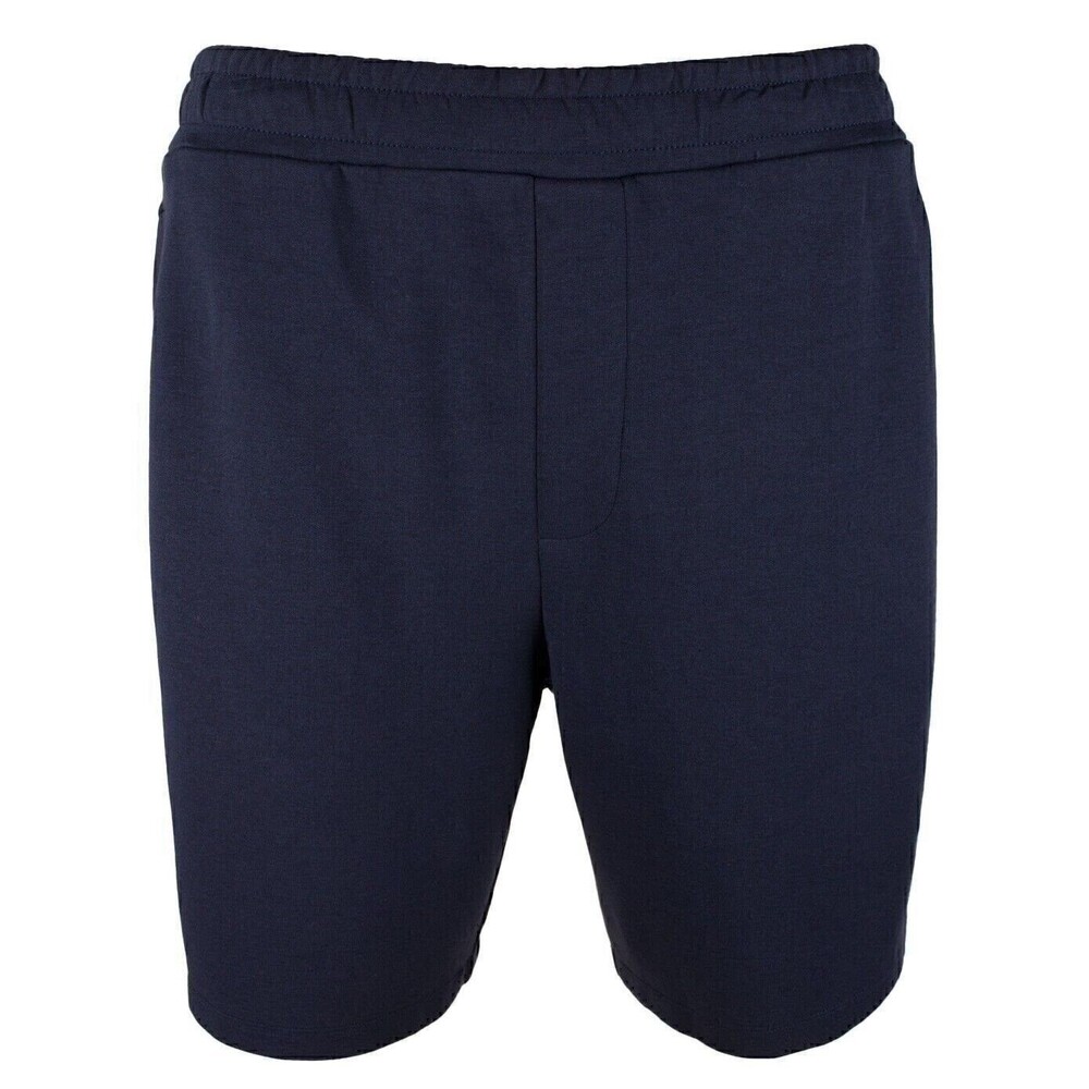 A|X ARMANI EXCHANGE Men's Embossed Ribbon Logo Organic Cotton Shorts, Navy